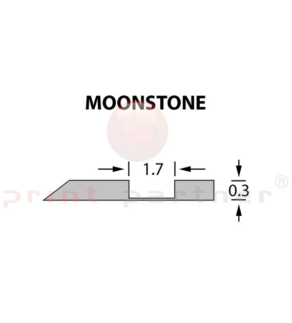 Offcentre Crease Matrix 1,7x0,30mm MOONSTONE -25m