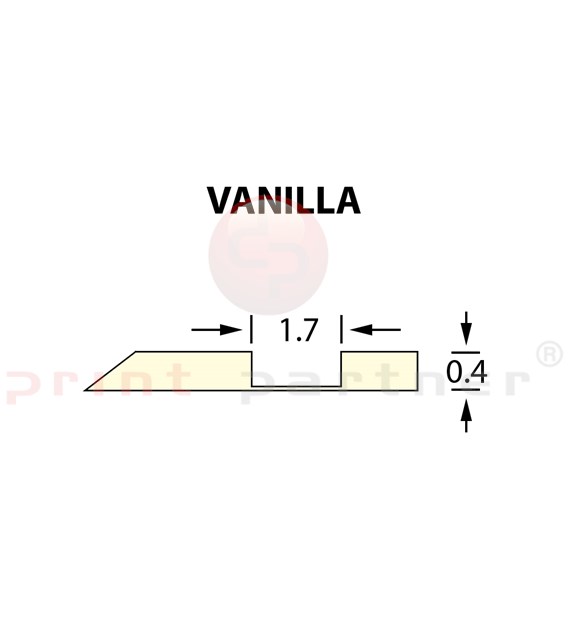 Offcentre Crease Matrix 1,7x0,40mm VANILLA -25m