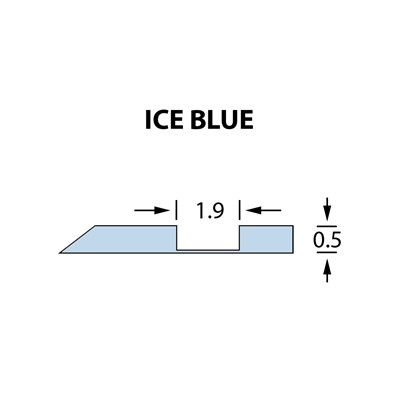Offcentre Crease Matrix 1,9x0,50mm ICE BLUE -25m
