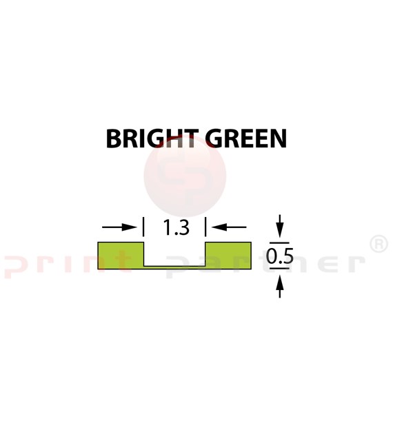 Micro Crease Matrix 1,3x0,50mm BRIGHT GREEN -25m