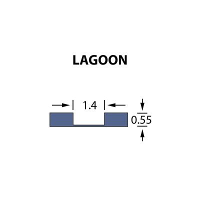 Micro Crease Matrix 1,4x0,55mm LAGOON -25m