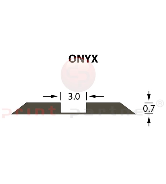 Ultracrease Linear Crease Matrix 3,0x0,70mm ONYX -25m