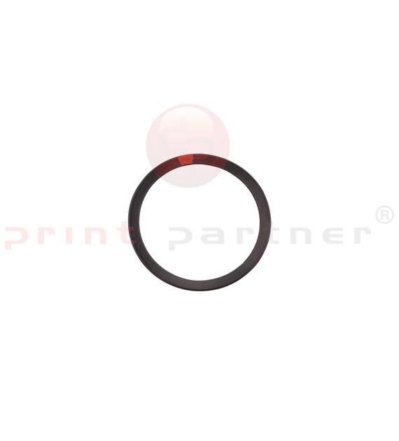 'O' Ring Black - Red Dot 25mm