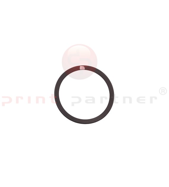 'O' Ring Black - Pink Dot 25mm