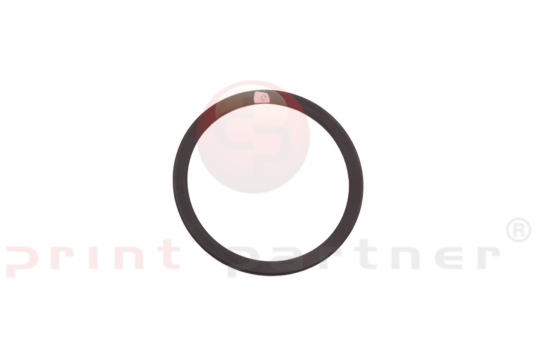 'O' Ring Black - Pink Dot 25mm