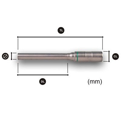 Teflon Bohrer 10,0 mm CL11 DL50 TL85