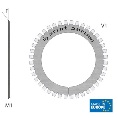 Perforating blade 26x37,5x0,5mm - Z40