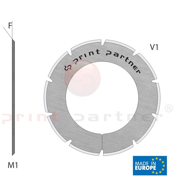 Perforating blade 30x48x0,5mm - Z10