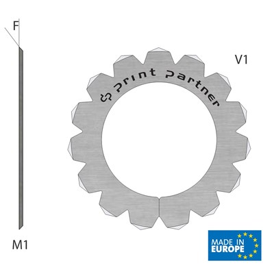 Perforating blade 30x48x0,5mm - Z15