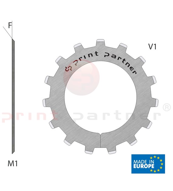 Perforating blade 30x48x0,5mm - Z15