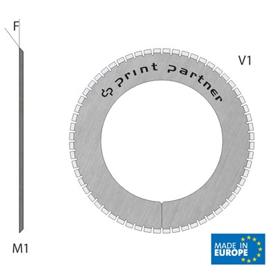 Nóż krążkowy perforujący 30x45,5x0,5mm - Z60