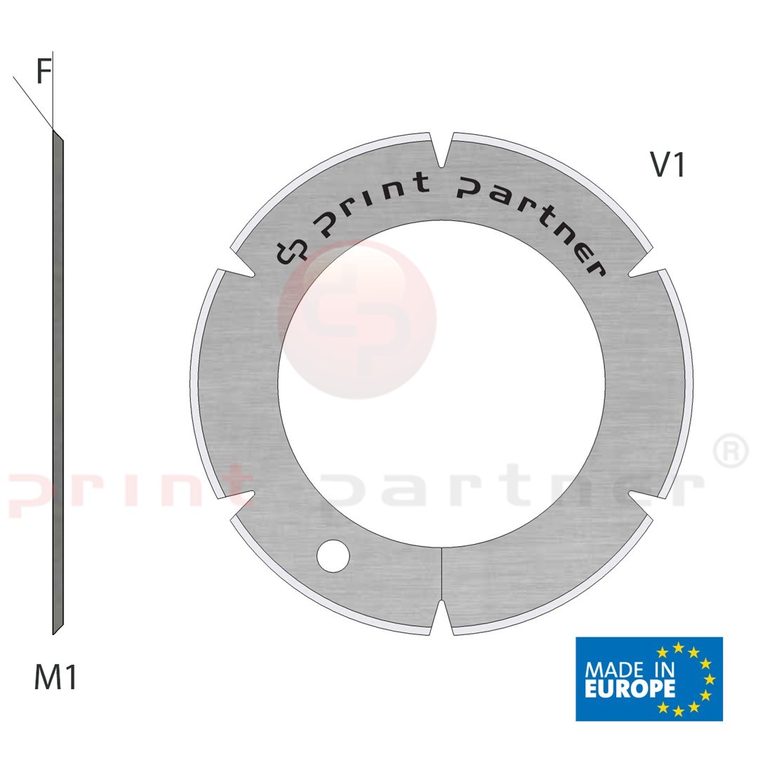 Perforating blade 40x61,5x0,5mm - Z6