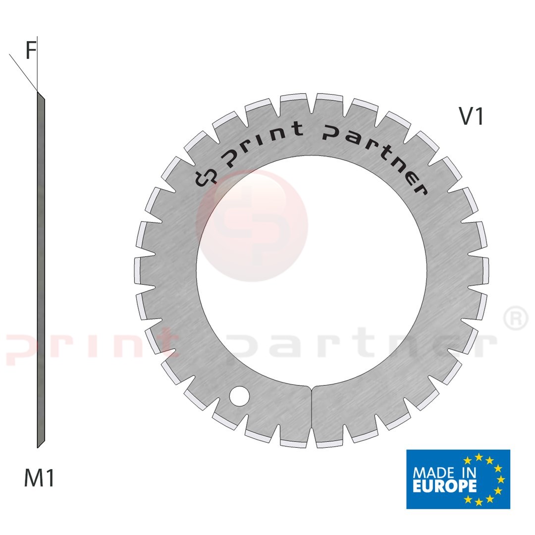 Nóż krążkowy perforujący 40x61,5x0,5mm - Z30