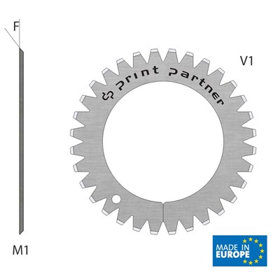 Perforating blade 40x61,5x0,5mm - Z32