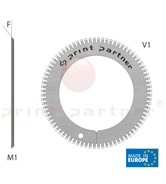 Perforating blade 40x59x0,5mm - Z80