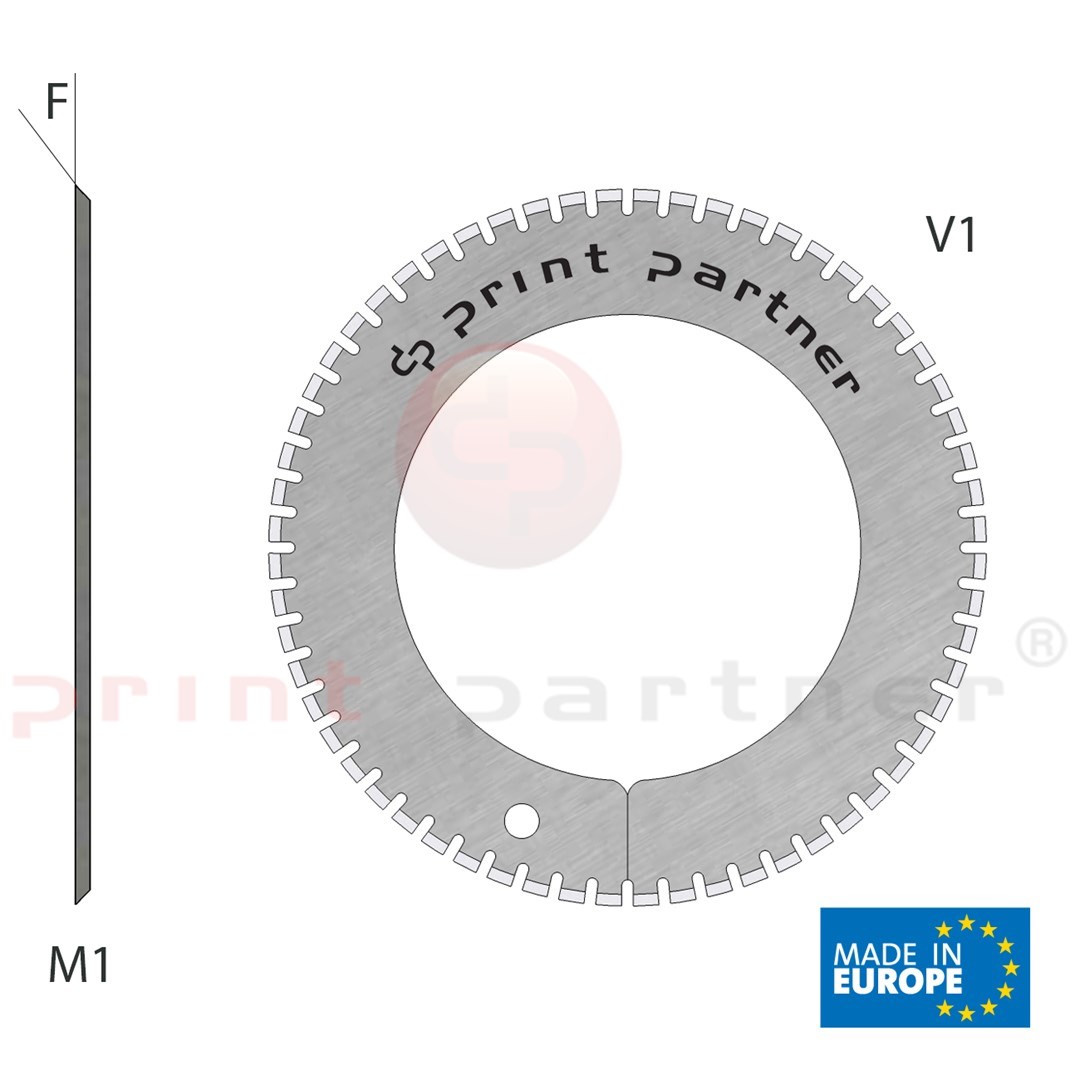 Perforiermesser 40x61,5x0,5mm - Z60