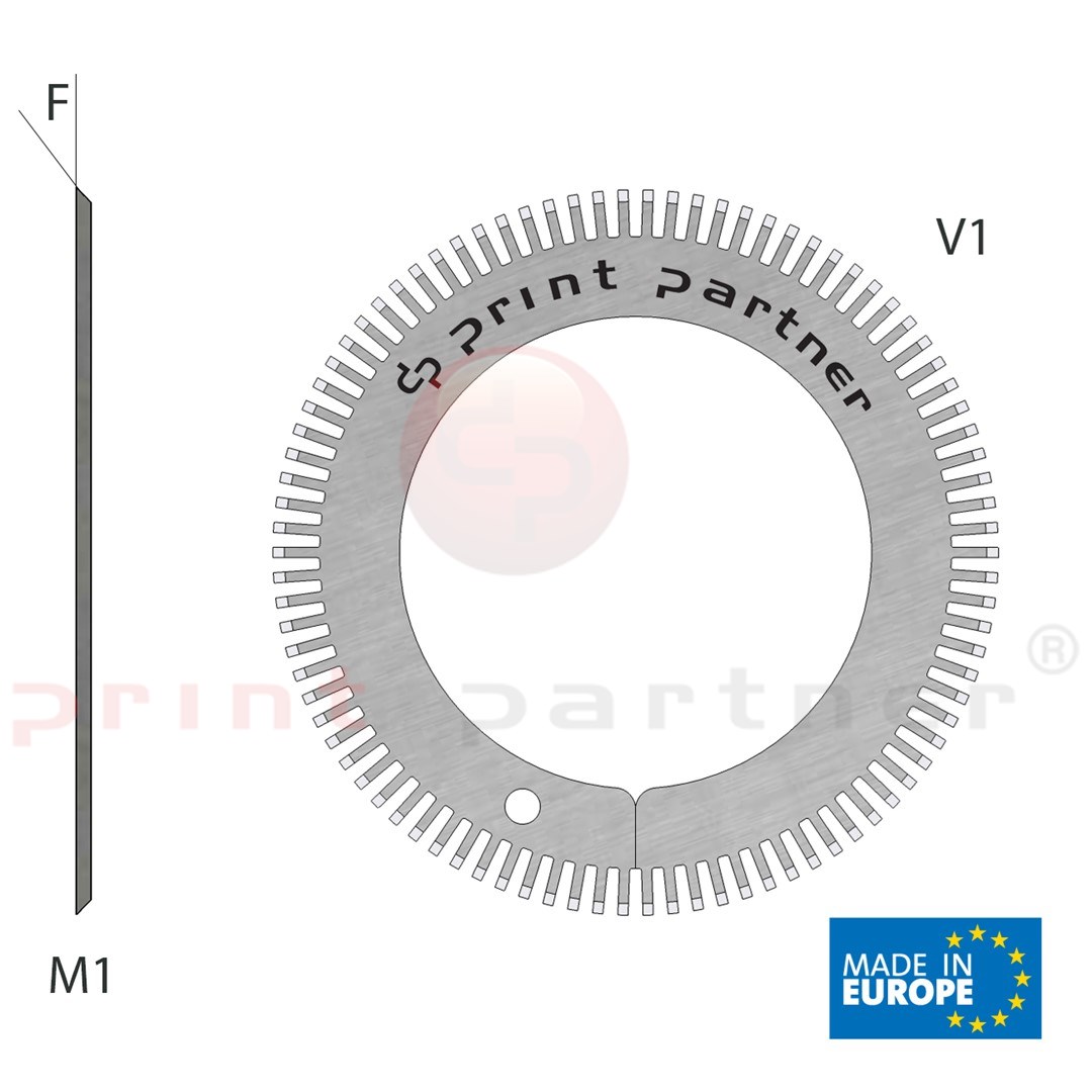 Perforiermesser 40x61,5x0,5mm - Z90