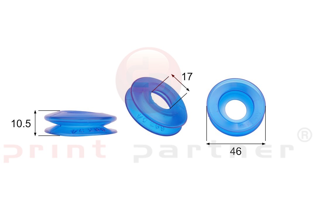 Shaped Rubber Sucker RS/02134