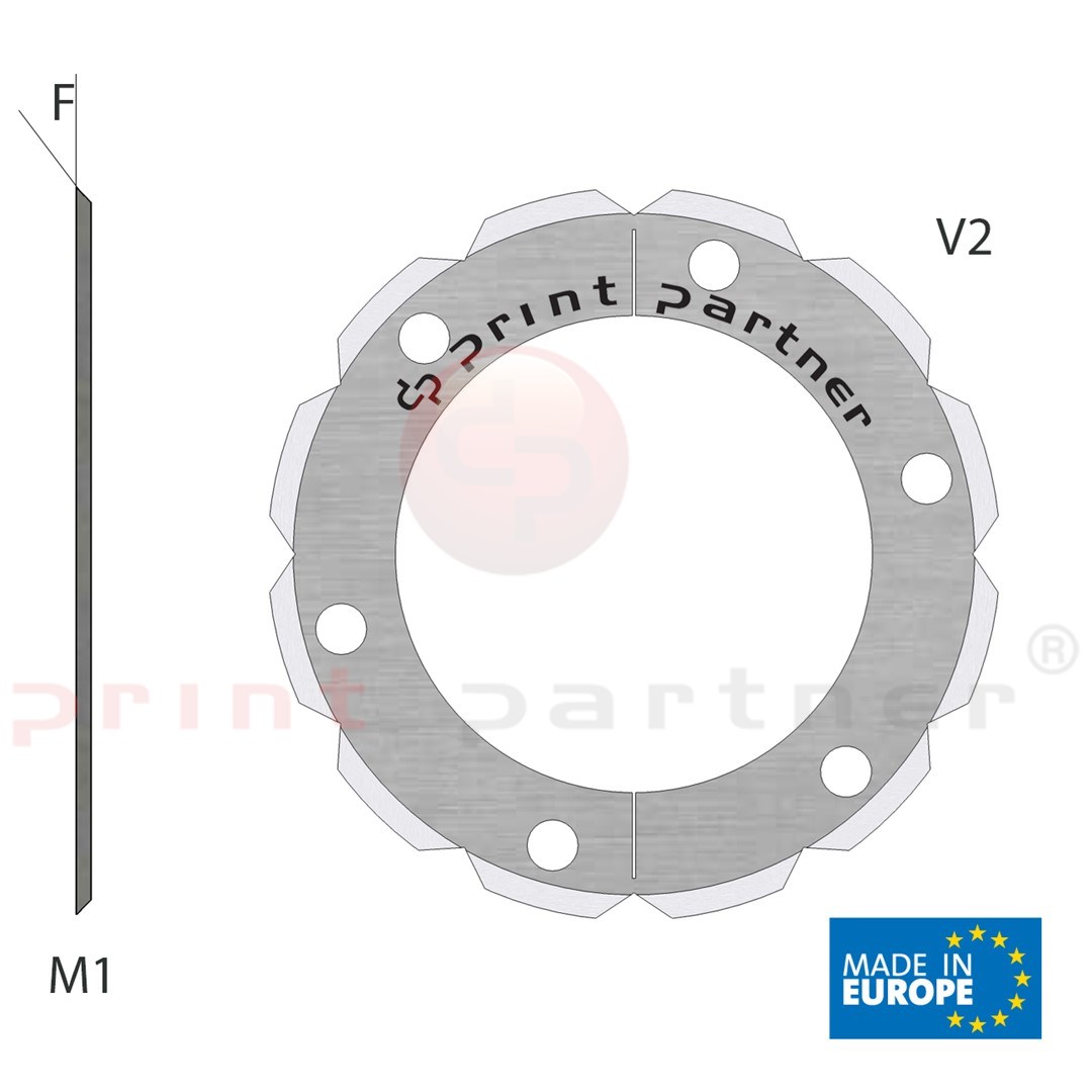 Perforiermesser 28x43x1,5mm - Z12