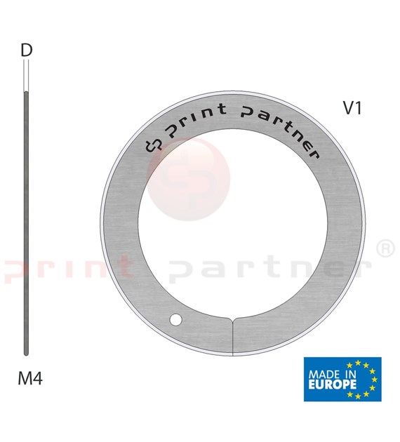 Scoring blade 77x55x0.8mm