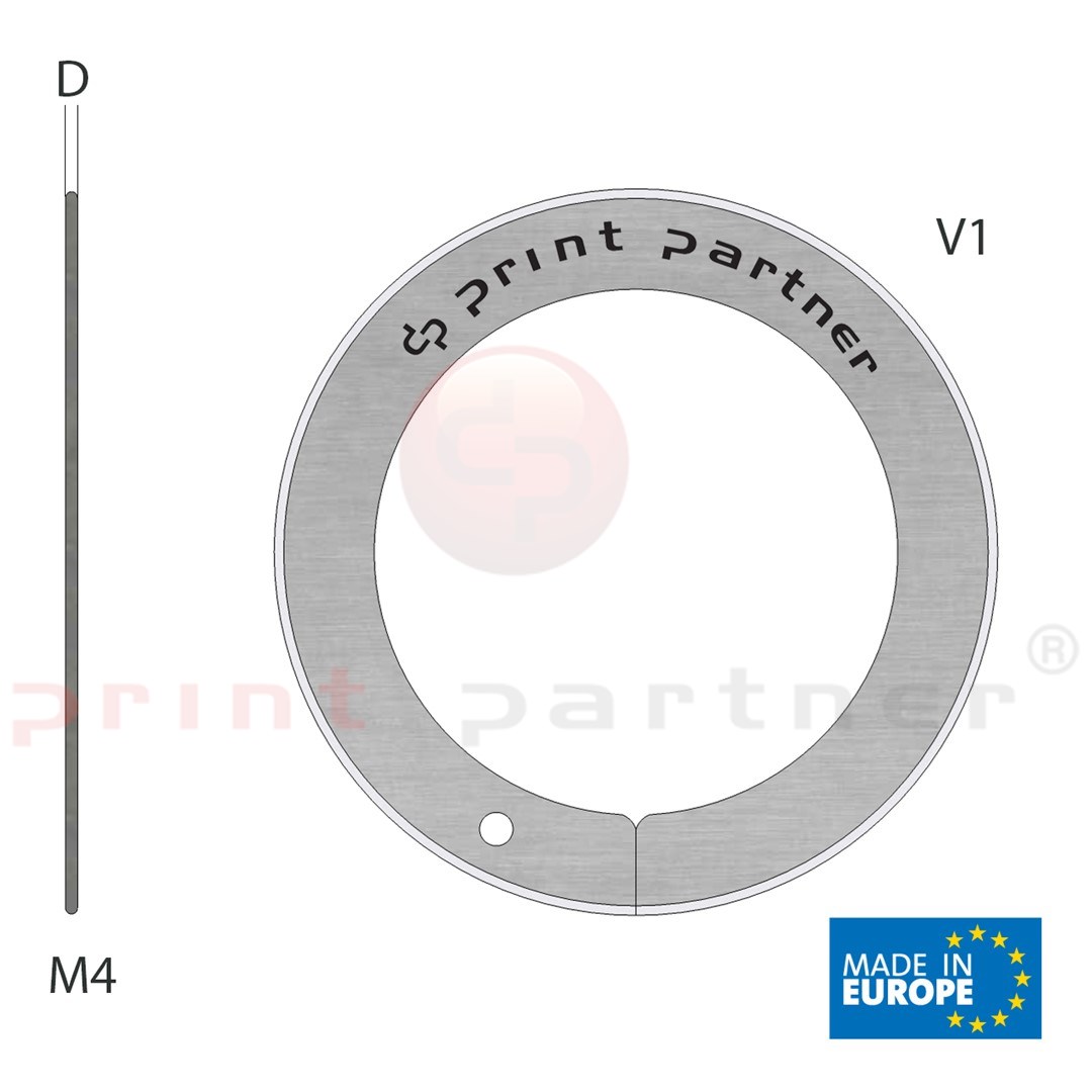 Scoring blade 76x55x0.8mm