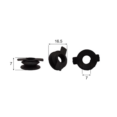 Förmigen Gummisauger RS/00003/2 - 12 Stück