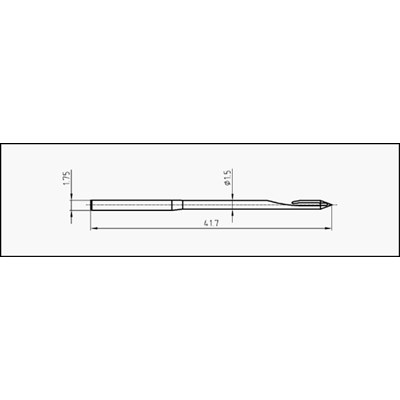 Hook Needle  ORGAN BOZ-12 - Aster/Smyth - 10 pcs.