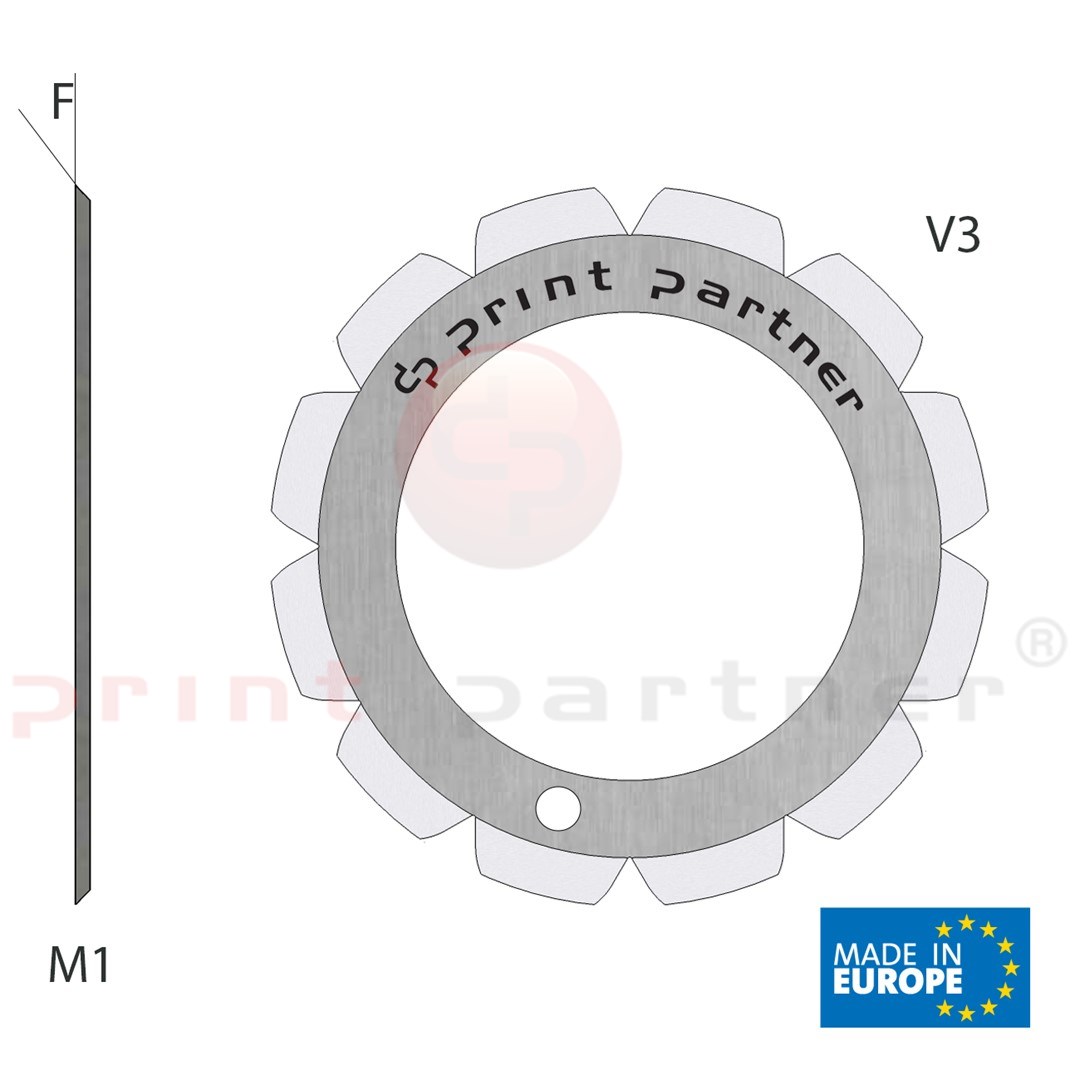 Perforating blade 40x61,5x2,0mm - Z12