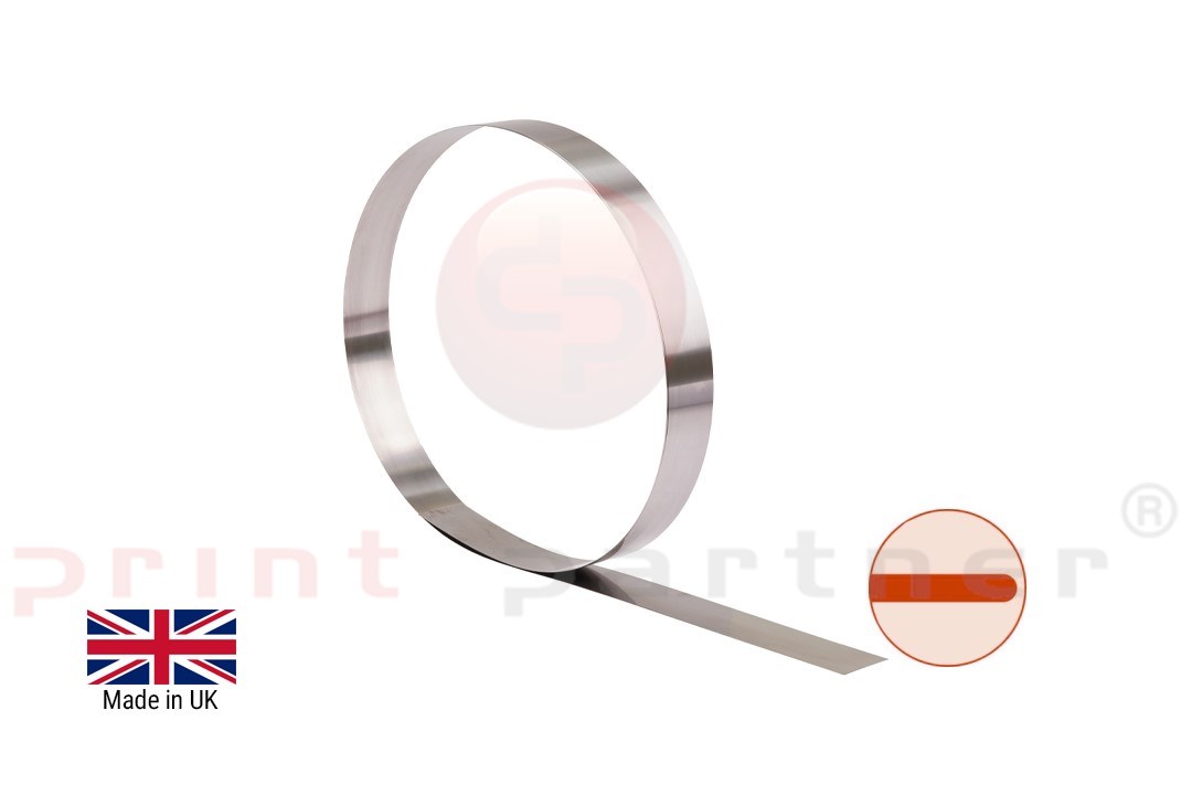 Doctor blade Flexo 15x0,15mm /100m - Edge/Round