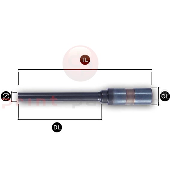 Teflon Paper Drill 10,0mm CL11 DL60 TL95