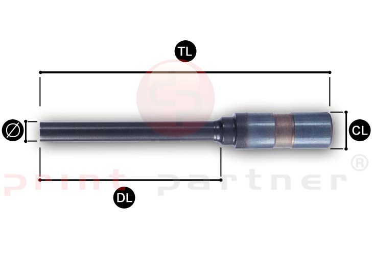 Teflon Paper Drill 10,0mm CL11 DL60 TL95