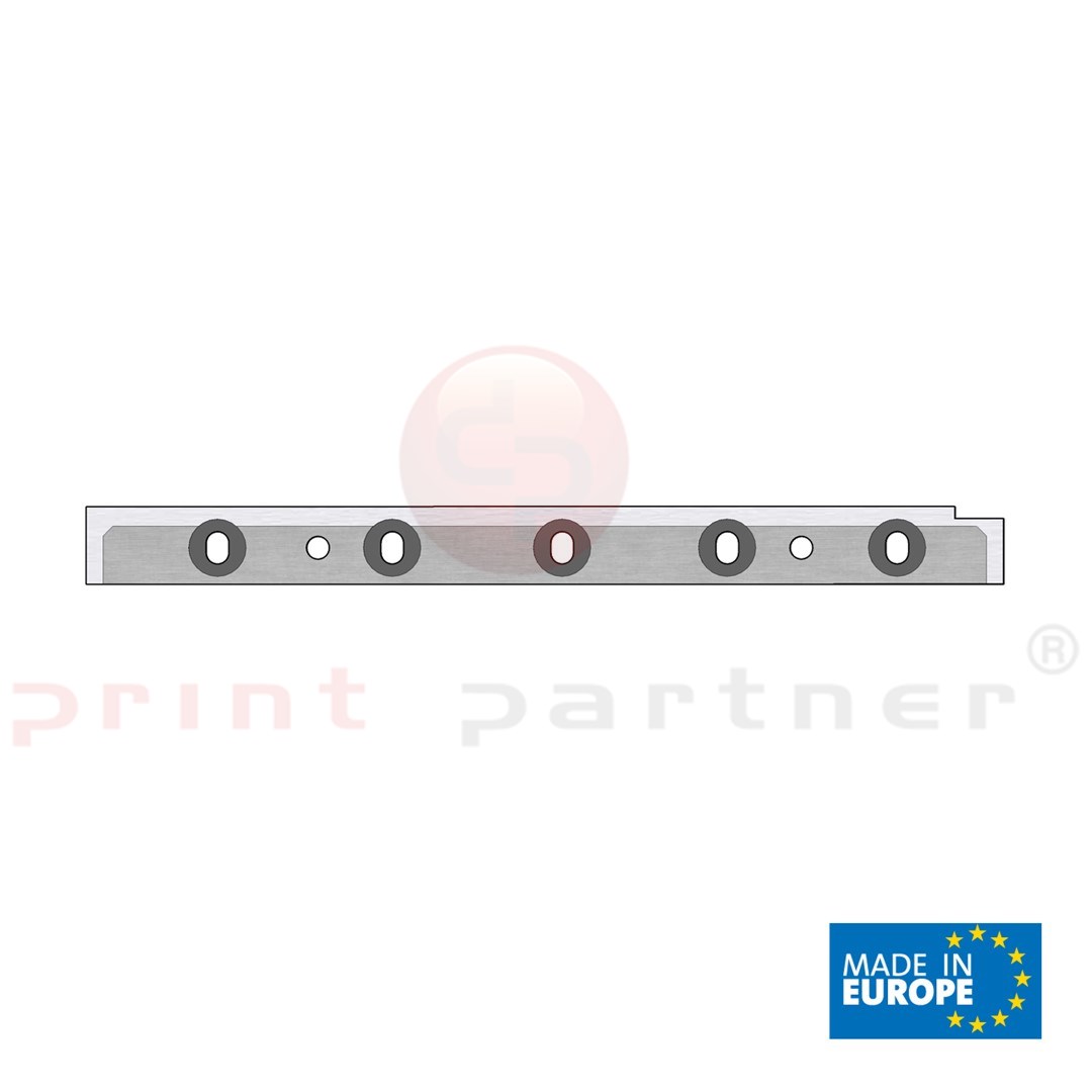 Nóż Müller-Martini DS, B-L, 383x32x14,75/13,7mm