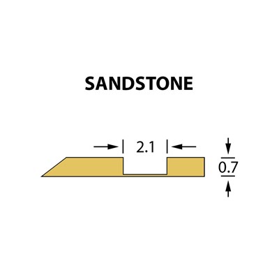 Offcentre Crease Matrix 2,1x0,70mm SANDSTONE -25m