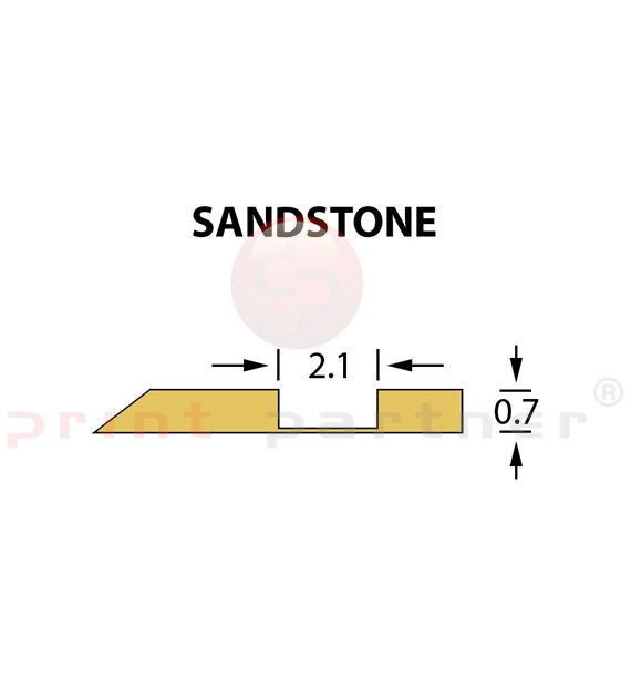 Offcentre Crease Matrix 2,1x0,70mm SANDSTONE -25m