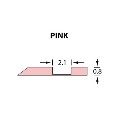 Offcentre Crease Matrix 2,1x0,80mm PINK -25m