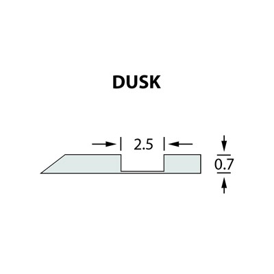 Offcentre Crease Matrix 2,5x0,70mm DUSK -25m