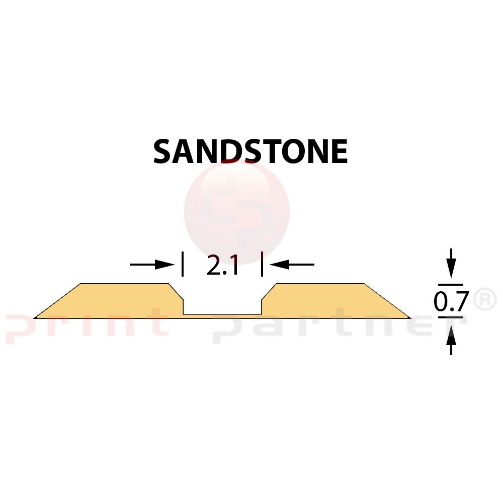 Rillzurichtung Linear 2,1x0,70mm SANDSTONE -25m