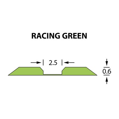 Linear Crease Matrix 2,5x0,60mm RACING GREEN -25m