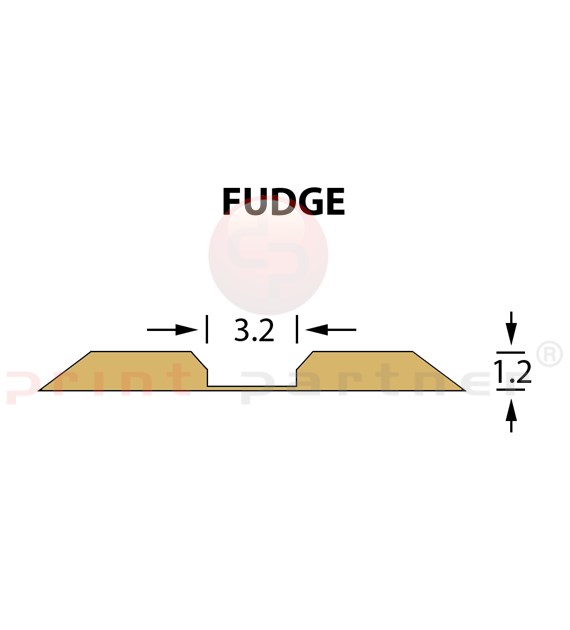 Rillzurichtung Linear 3,2x1,20mm FUDGE -14,7m