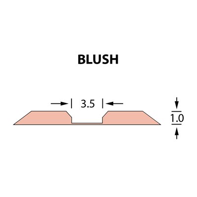 Rillzurichtung Linear 3,5x1,00mm BLUSH -14,7m