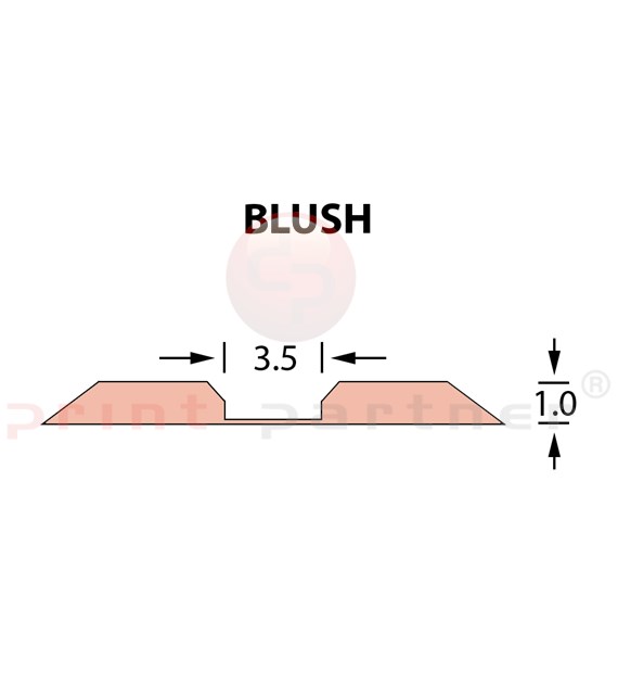 Rillzurichtung Linear 3,5x1,00mm BLUSH -14,7m