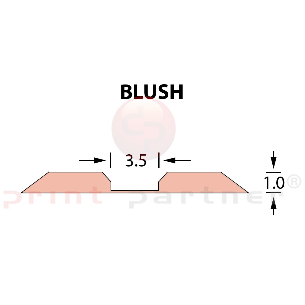 Rillzurichtung Linear 3,5x1,00mm BLUSH -14,7m