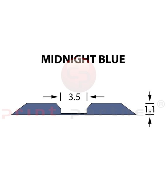 Kanalik Linear Crease3,5x1,10mmMIDNIGHT BLUE-14,7m