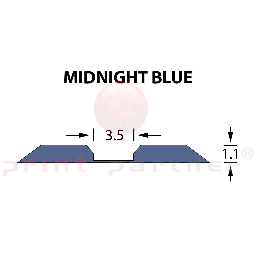 Rillzurichtung Linear3,5x1,10mmMIDNIGHT BLUE-14,7m