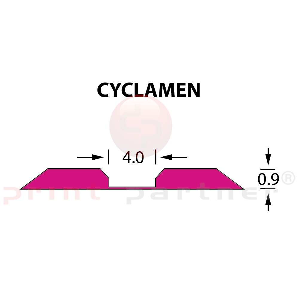 Linear Crease Matrix 4,0x0,90mm CYCLAMEN -14,7m