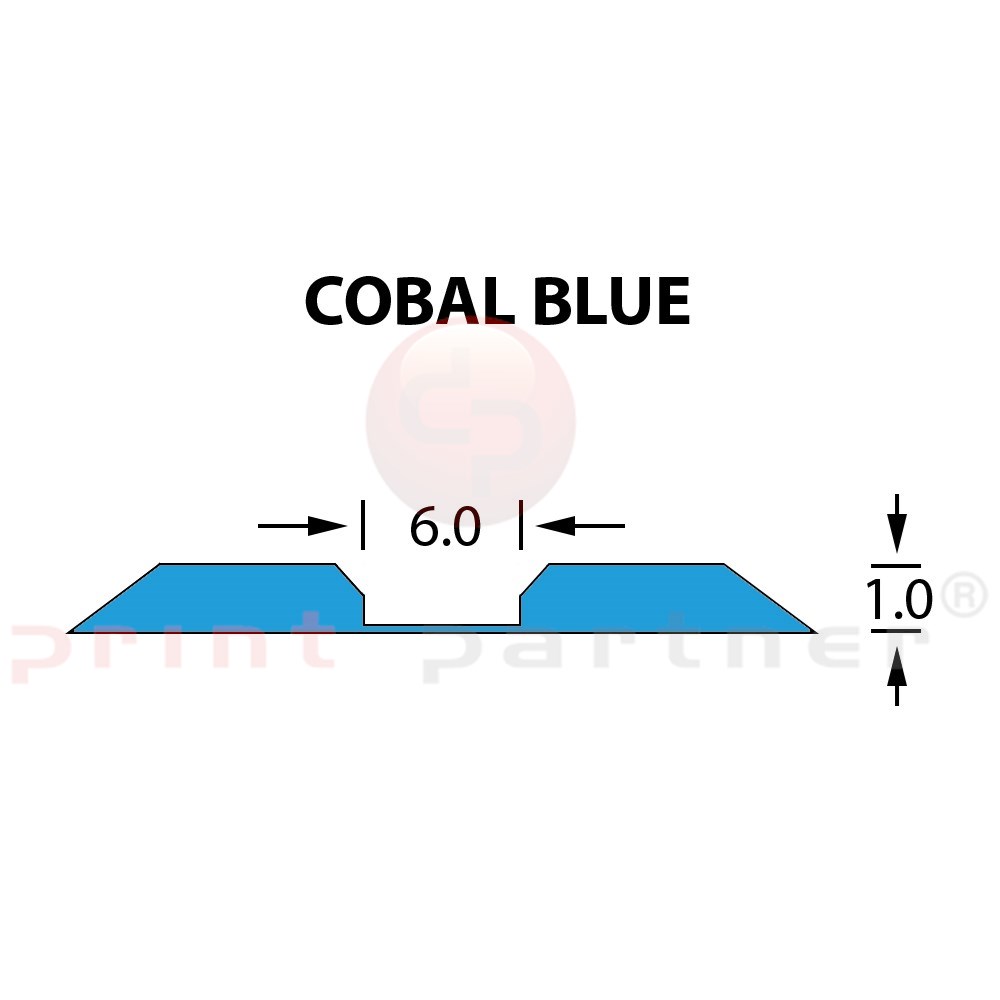 Kanalik Linear Crease 6,0x1,00mm COBALT BLUE-14,7m