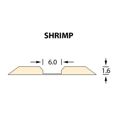 Kanalik Linear Crease 6,0x1,60mm SHRIMP -14,7m