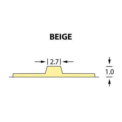 Reverse Crease Matrix 2,7x1,00mm BEIGE -25m