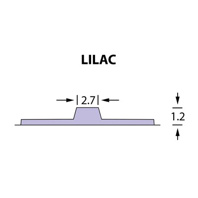 Rillzurichtung Reverse 2,7x1,20mm LILAC -14,7m