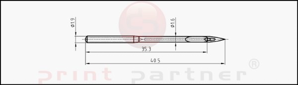 Sewing Needles for Aster/Smyth - 10 pcs.